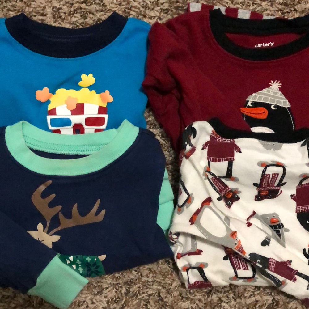 Carters and Gymboree pajamas